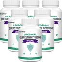 Orgabay Liposomal Quercetin Phytosome 1600 mg, Bromelain 200mg, Zinc 30mg, 维生素C Turmeric 40 mg, 最高吸收量, Quercetin 复合体, 360软胶