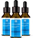 3 Pack - 环溴化耳滴 - 环溴化耳滴 - 24 Cerebrozen 360 听力支持,环溴化耳滴,环溴化液体,环溴化耳滴,3瓶3个月