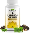 Candida Cleanse (60 Capsules) 高级肠道生长过度排泄剂 -- -- 包括Oregano Leaf、Wormwood、黑胡桃 -- -- 促进男女的消化健康和规范