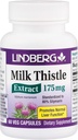Lindberg Milk Thetle 提取出 175 Mg, 60 蔬菜卡普勒斯 - 标准化到 80% Silymarin