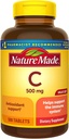 自然制作维生素C 500mg 平板电脑,500个计数值大小,用于免疫支持,Gluten Free (Pack of 3)
