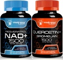 (原始内容存档于2019-09-21) (英语). WellNess LABSRX Quercetin with Bromelain | NAD Supples Capsulles