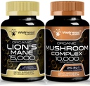 (原始内容存档于2018-09-29). WellNess LABSRX Lions Mane Supples and Mushrom Capsules QQ Bundle.