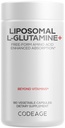 编码 Liposomal L-Glutamine Capsule 补充剂 - 每服1 000毫克 L-Glutamine - 3-Month 供应 - Liposomal 交付、Vegan药丸、非GMO、Gluten-Free 氨基酸 - 180 Capsules