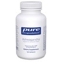 纯封装 Ashwagandha - 500 mg Ashwagandha 提取 - 代谢和压力支持 - 免疫支持 - GMO Free & Vegan - 120 capsules