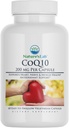 自然实验室 CoQ10 200mg 营养补充 - 支持心脏、神经和肌肉健康* - 60个计数(2个月供应)