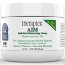 Theraplex AIM — Anti Itch Cream(2 oz) – 1% 氢化cortisone用于Itchy皮肤减肥,湿化Cream用于Eczema,Seborrheic Dermatitis. 孩子们安全 以最大的力量解放痒皮肤.