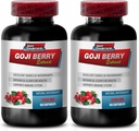 Immune Defense - Goji Berry 提取复合体 - 天然维生药丸,强抗氧化剂,石榴提取物,体解毒复合体,整体健康支持,自然能源靴,2瓶120盖