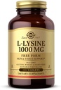 Solgar L-Lysine 1000 mg, 100 片 - 强化吸收和同化 - 促进皮肤和嘴唇的完整性 - 凝胶支持 - 氨基酸 - 非转基因生物, Vegan, Gluten Free - 100 服务