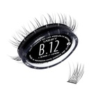 Lashify Bold 12mm Gossamer DIY 眼片扩展重填, 黑色, 方便的假眼片, 用于自然外观