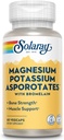 Solaray 镁和钾 Asporotates w/Bromelain, 健康电解质, 肌肉, 心脏和细胞支持, 60 Veg Caps