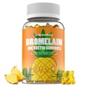 Liposomal Bromelain 与 Quercetin Gummys, 1 000mg 女性和男性的 Bromelain 补编, 与 Probiotics, Gut 的消化酶, 消化和免疫支持, 无糖, Pineapple Flavor, 60 Counter