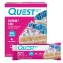 素食性营养 生日蛋糕蛋白棒,20g蛋白,4g净卡布,1g糖,Gluten Free,Keto Friend, 4 Count