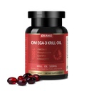 南极磷虾油500毫克、磷脂碱-Bond Omega-3、美国环保局、DHA和Astaxanthin-易吸收-支持大脑、心脏和联合健康-非GMO、Gluten-Free、30软胶