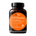 邀请健康 Krill油高级 - 支持心血管和脑健康 - 供应 EPA、DHA、Astaxanthin和Omega-3 Phospolipids - 60 Capsules