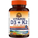 维塔利敦维生素D3 K2 补充剂,D35000 IU,维生素K2 MK-7 100 mcg,Non-GMO,No Gluten & Soy,用于骨骼,牙齿,Immune & Heart Health,120软胶