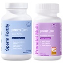 Premom Male Sperm Fortify Capsules - 男性生育补助 - 女性产前维生素包 - 其多维特敏的概念 - 120 Counter