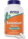 现在食品 硒 200mcg 卡普尔斯,300 伯爵 - L Selenomethionine 矿产 补充 女性和男性 - Veg Caps, Non-GMO, Vegan 友好型,无东方型