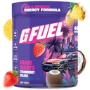 G Fuel Miami Nights 2.0 Energy Drinking Powder,预研咖啡因混合剂用于赌博,无糖聚焦氨基,维生素+抗氧化剂,8.7oz(Strawberry Pina Colada,40 services) 互联网档案馆的存檔,存档日期2014-03-02.