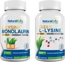 天然Cure实验室库:L-Lysine + Monolaurin + 清洁L-Lysine