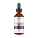 BIORAY 专业 Artemisia & Clove - 2 fl oz - 无欲生物与药用蘑菇的清除 - 非GMO,蔬菜,Gluten Free