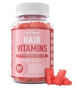 女性和男性毛发增生精 -- -- 毛发增生维生素w/Biotin & Keratin -- -- 支持Thicker Healthier 毛发增生精 -- -- 补充所有毛发类型,60卡普尔(60,Berry)