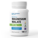 纯基因实验室 Magnesium Malate 500mg → 高钾元素 Magnesium 180 Veggie Caps, 高级吸收, 非GMO, NO Gluten 和乳品, 支持肌肉, 联合和心脏健康