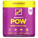 EBOOST POW 天然工作前粉 - 20种服务 - Berry Melon Fizz - 工作前补充 性能,联合流动支持,能量,焦点 - 男女 - 非GMO,无糖,无奶油