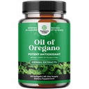 Oregano Oil Softgels - Oregano超级集中软胶油,含Carvacrol 70%用于消化和免疫支持 - 肠道清洁、体解毒和维修的草药补充剂 - 120Ct