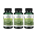 Swanson Spearmint Leaf (Mentha Spicata) - Full Spectrum 草本植物补充剂 支持消化性健康与Mild胃症问题 - (60 Capsules,每包400mg) 3 Pack