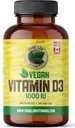 纯实验室维生素Vegan维生素D3 1000IU,240 Vegi-Caps 加拿大制造