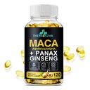 3 in 1 Ashwagandha + Maca Root + Panax Ginseng - 能源、Stamina和压力支持的自然补充,120软胶