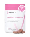 Happy v Mannose博士 配有 Cranberry 药丸 女性 Cranberry 配有 UTI 感染预防、Bladder 和 Urinary 配有 健康与和谐
