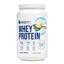 LeanFit WHEY蛋白质天然香草 – 100% Whey蛋白粉,24g蛋白质 per service – grass-Fed,Gluten-Free,低碳,BCAAs,氨基酸 – 23 services,1.83英镑 Tub