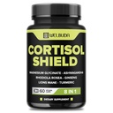 8in1 科尔蒂索尔盾 - Ashwagandha and Magnesium, Rhodiola Rosea, Lions Mane, Gingsen, 和 3 More - 放松和休息夜支援 & Mood 平衡 - 60 计数