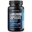 L-Arginine Capsules with L-Citrulline - Nitric Oxide 补充 - L Arginine 和 L Citruline 混合剂 - 60 Counter - Vegan, N-GMO Capsules for 性能,耐力和肌肉支持 - 1个月供应