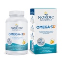 北欧自然Omega-3D,柠檬Flavor - 120 软宝石 - 690 mg Omega-3 + 1000 IU 维生素 D3 - 鱼油 - EPA & DHA - 免疫支持,脑与心脏健康,健康骨头 - 非GMO - 60 服务
