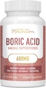 PH 平衡、阴道阴道和斜纹 女性近亲健康补充剂 Boric Acid & Aloe Vera = 30 Counter