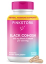 Pink Stork Black Cohosh 女性补充剂 - 540 mg纯黑Cohosh perimenopause, 更年期支持 - 30 Capsules