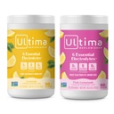Ultima Electriener Electriclolyte Powder Drink Mix Bundle – 免糖药 – 柠檬水和粉红柠檬水,90 services - 水解粉 - 6 键电解质和追踪矿物 – Keto 友好,非GMO