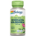 SOLARAY Echinacea Goldenseal - 健康支持两种草药补充剂的强效混合剂 - 250mg Ea Echinacea根和金色根 - 非转基因、Vegan、Gluten Free、60天保证、100次服务