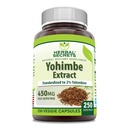 草药秘诀 Yohimbe 提取 450 mg 补充 | Veggie Capsules | Non-GMO | Gluten Free| | | |  USA  USA  USA  USA  USA (1 Pack, 250 counts)