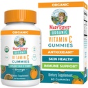 玛利亚鲁斯有机体 成人维生素 C Gummys USDA有机体 Vegan 可食用维生素 C Gummys for Ages 14 + + + imune 支持和整体健康 Vegan → Non-GMO → Orange Flavor → 60 Counter