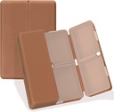 FYY Daily Pill Organizationer, 7 Copetments Portable Travel Piller案,[防腐设计],Purse Pocket to Hold Vitamins,Cod Liver Oil, Supplies and Medication-Brown 配药
