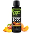 Muscle Pharm L-Carnitine 3000, 高性能, 支持代谢, 水分和能量, 零糖, 低卡路里, 桃仁, 32 服务
