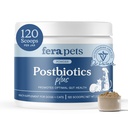 Fera Pets Postbiotics Plus Prebiotics for Dogs & Cats - 配有滑石精灵 - 促进最佳消化健康和炎症反应 - 增强豁免 - 120 Scoops