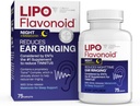 Lipo-Flavonoid Nighttime PM for Tinnitus Relief - 与Melatonin, Bioflavonoids, & Vitamin C - 响起在耳朵,耳朵健康,和放松 - 与 Lipo-Flavonoid Plus一起使用 - 75卡普尔