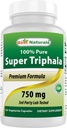 最佳自然剂 Triphala 750 mg 120 Vcaps