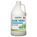 土地艺术 - 纯阿罗埃·韦拉汁液(Pure Aloe Vera Juice Unflavored) - 冷处理 - 99.7% 新鲜德克萨斯州叶子的有机阿罗埃·韦拉(Organization Aloe Vera) 内叶 - 消化性健康,解毒和自然健康 - 64 fl oz