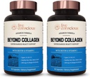 Live Agency Beyond Collagen 多科拉根 Capsules - 类型 I, II, III, V & X 与 Biotin & Vitamin C 混合用于头发,皮肤, Nails 90 Capsules (2-Pack)